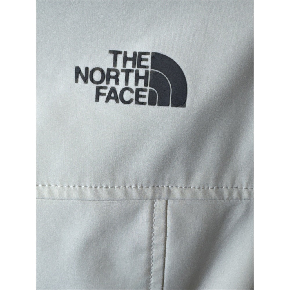 THE NORTH FACE Filled Ivory/Cream Jacket Primaloft Small Full Zip Windwall - Picture 7 of 11